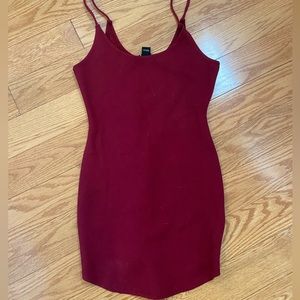 Wine coloured Mini dress